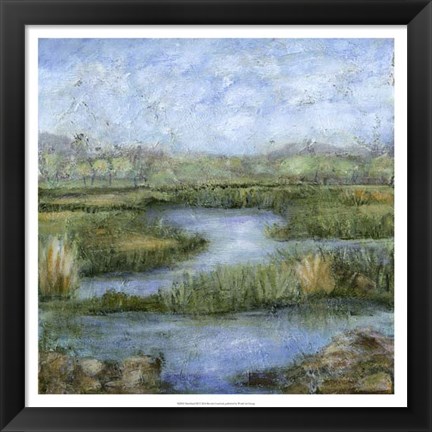 Framed Marshland III Print