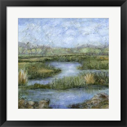 Framed Marshland III Print