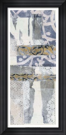 Framed Chambray &amp; Lace II Print
