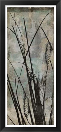 Framed Wild Grasses I Print