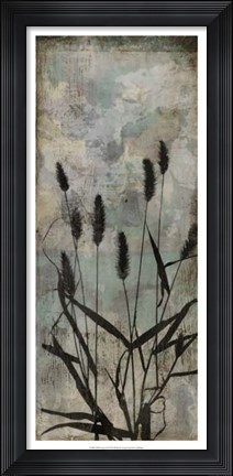 Framed Wild Grasses II Print