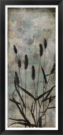 Framed Wild Grasses II Print