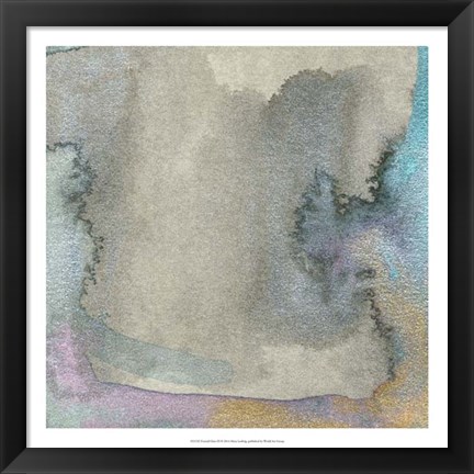 Framed Frosted Glass III Print