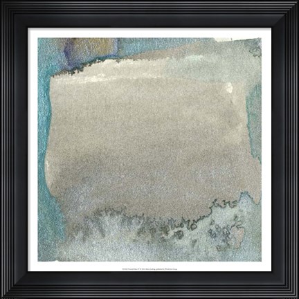Framed Frosted Glass IV Print