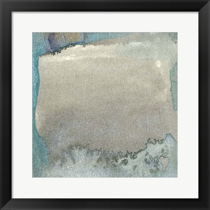 Framed Frosted Glass IV Print