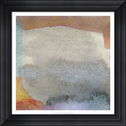 Framed Frosted Glass V Print