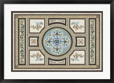 Framed Chateau Panel I Print
