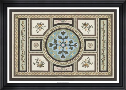 Framed Chateau Panel II Print