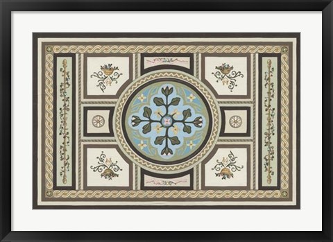 Framed Chateau Panel II Print