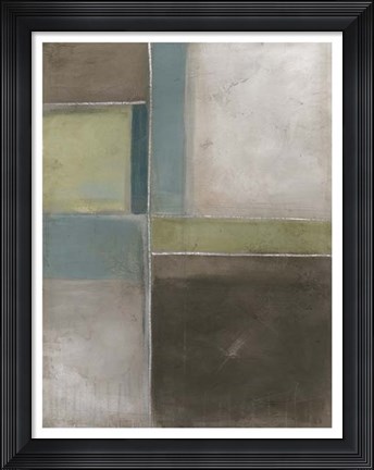 Framed Blues at Dusk II Print