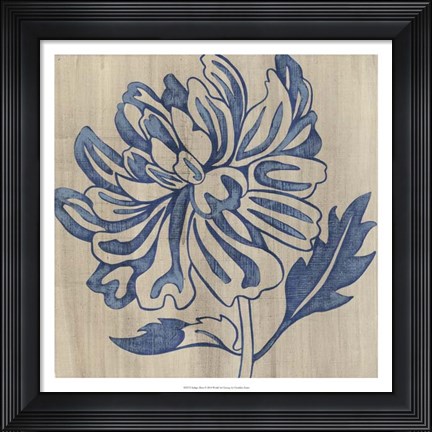 Framed Indigo Mum Print