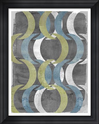 Framed Geometric Repeat I Print