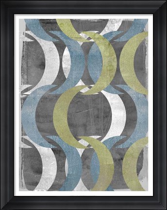 Framed Geometric Repeat II Print
