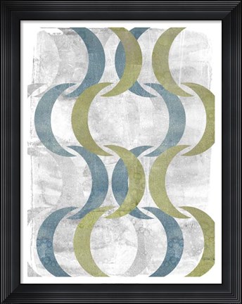 Framed Geometric Repeat III Print