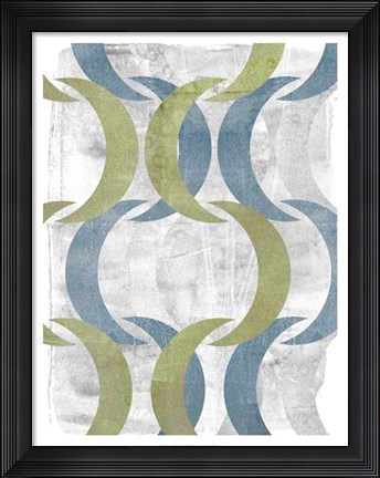 Framed Geometric Repeat IV Print