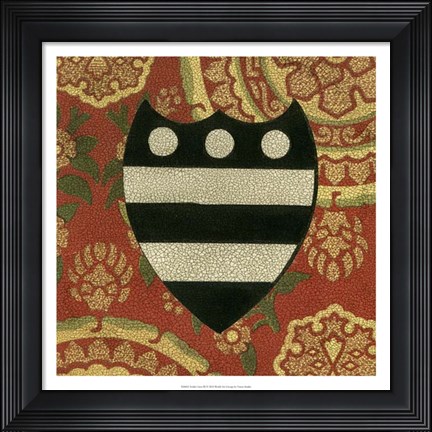 Framed Noble Crest III Print
