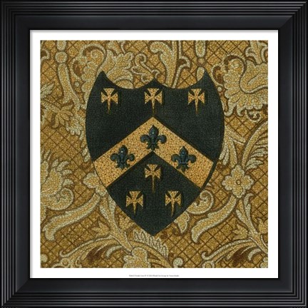 Framed Noble Crest IV Print