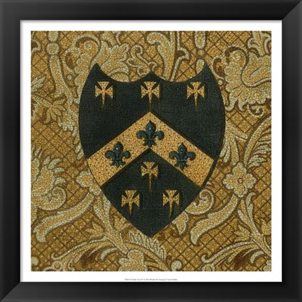 Framed Noble Crest IV Print