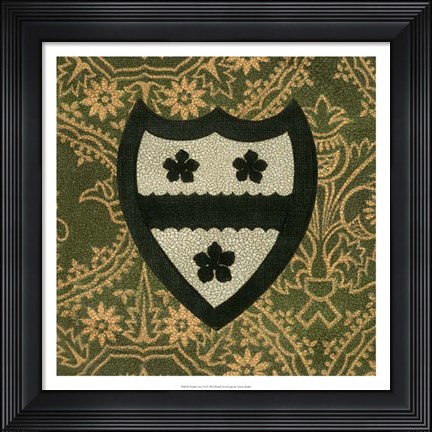 Framed Noble Crest VI Print