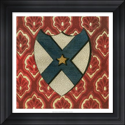 Framed Noble Crest VII Print