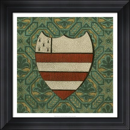 Framed Noble Crest VIII Print