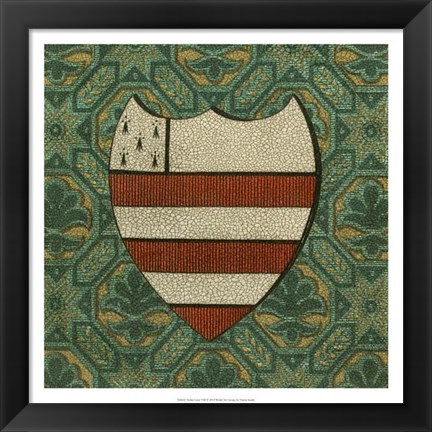 Framed Noble Crest VIII Print