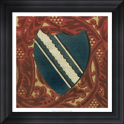 Framed Noble Crest IX Print