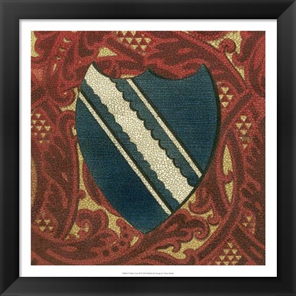 Framed Noble Crest IX Print