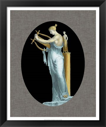 Framed Grecian Beauty I Print