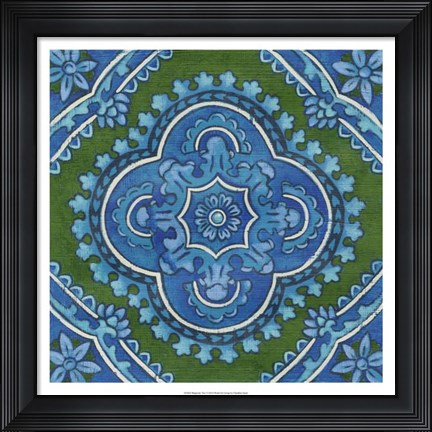 Framed Rhapsody Tile I Print