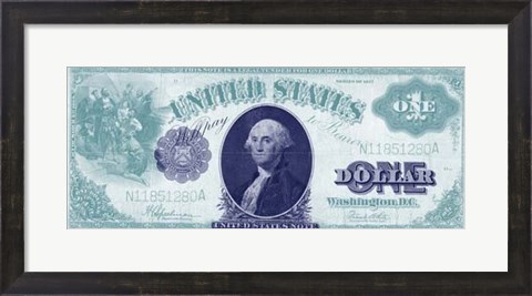 Framed Modern Currency VI Print