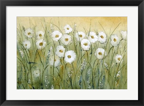 Framed Daisy Spring I Print