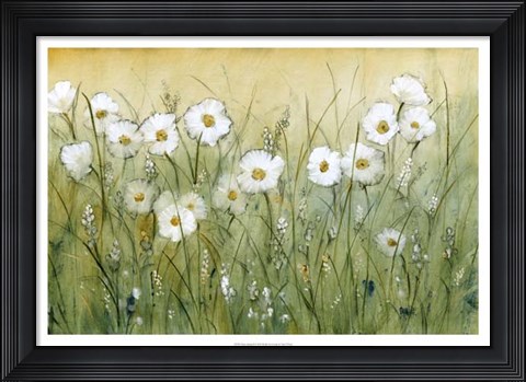 Framed Daisy Spring II Print