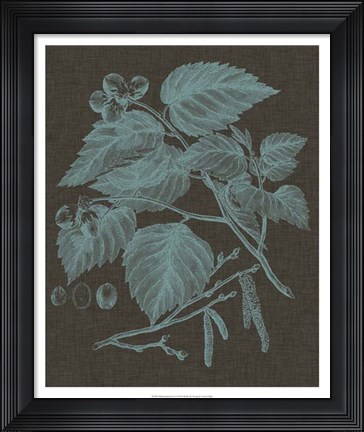 Framed Shimmering Leaves I Print