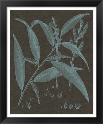 Framed Shimmering Leaves IV Print