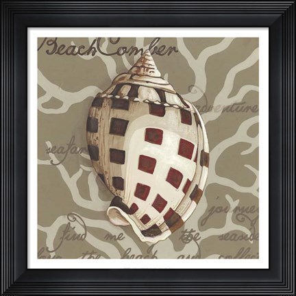 Framed Seaside Sonnet I Print