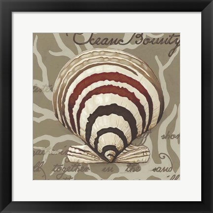 Framed Seaside Sonnet II Print