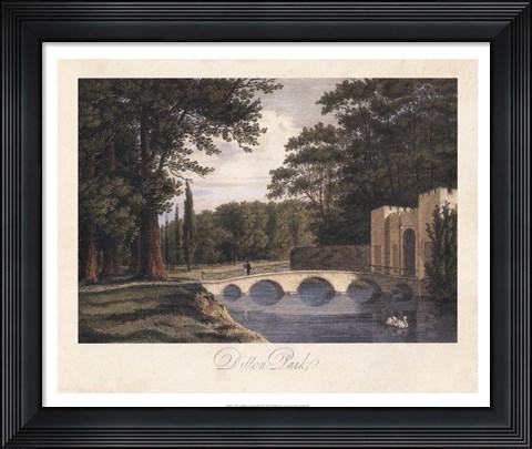 Framed English Countryside II Print
