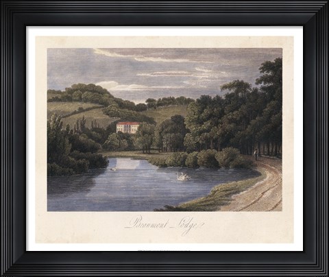 Framed English Countryside III Print