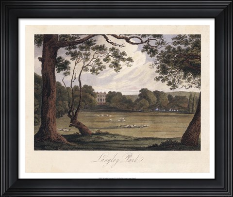 Framed English Countryside IV Print