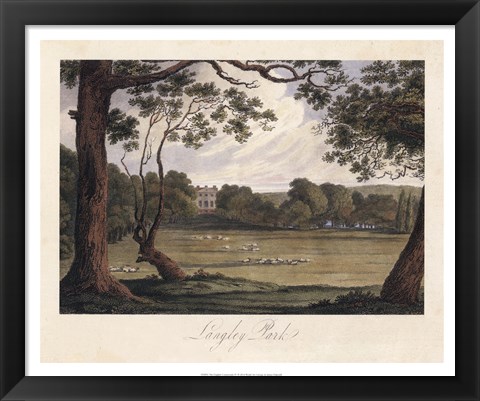 Framed English Countryside IV Print