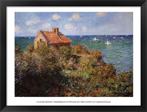 Framed Fisherman&#39;s Cottage Print