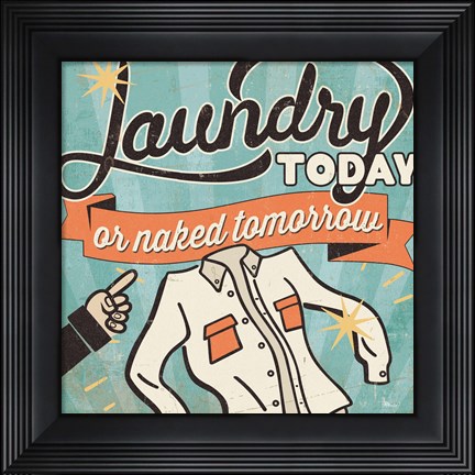 Framed Cleaners I Print