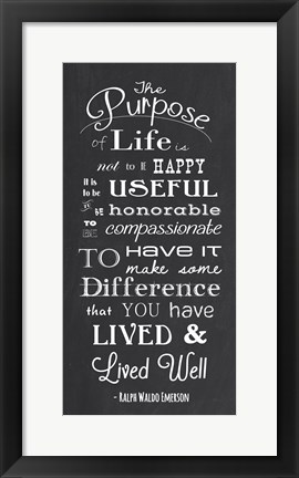 Framed Purpose Print