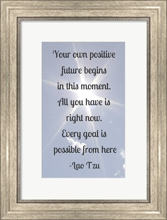 Framed Every Goal Is Possible Print