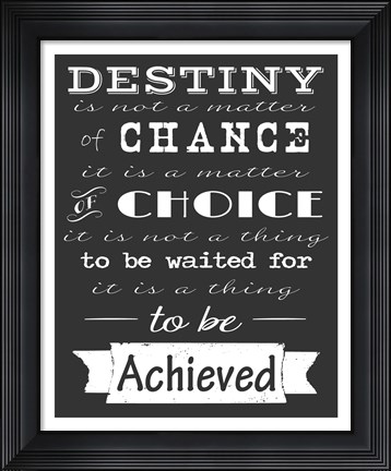 Framed Destiny Print