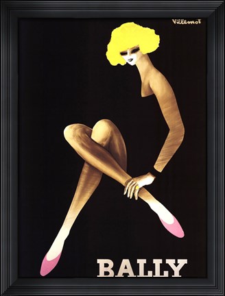 Framed Bally Print