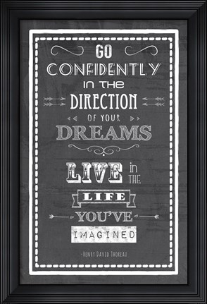 Framed Direction of Your Dreams Print