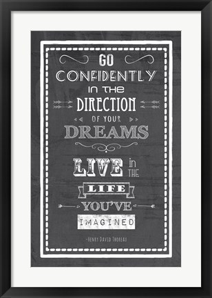 Framed Direction of Your Dreams Print