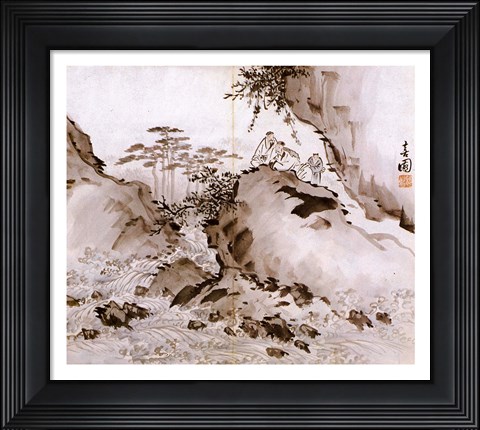 Framed Yi Han-cheol - drawing Print